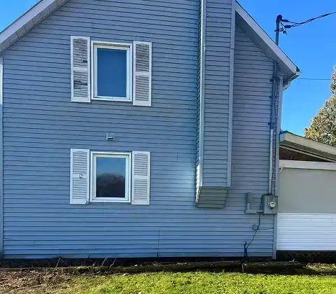 a recently cleaned and pressured washed housed located in Morrisburg, Ontario