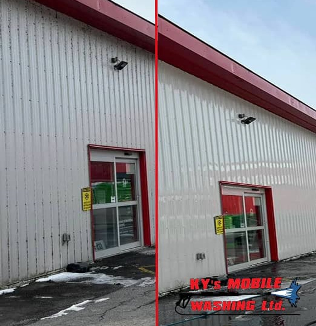 Commercial Building Pressure Washing