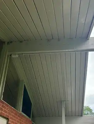 clean, spotless out building