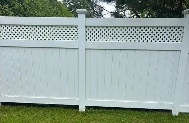 clean, spotless fence