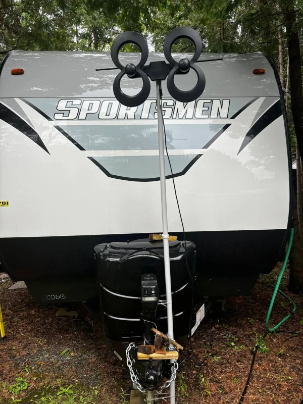 clean and spotless camper front